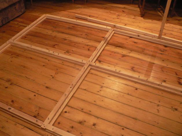 Прикидка рамы с накладными рейками